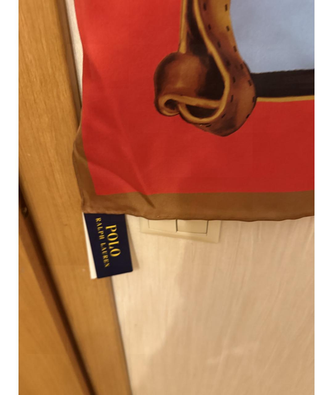 POLO RALPH LAUREN Мульти шелковый платок, фото 3