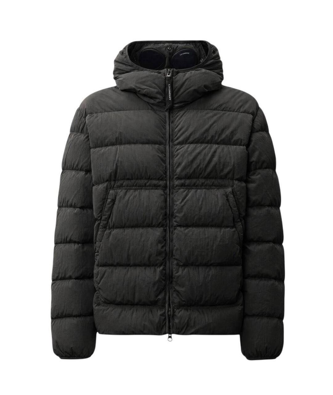 CP COMPANY Черный нейлоновый пуховик, фото 7