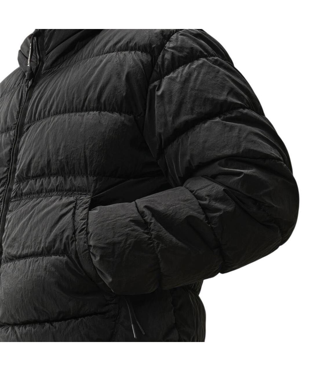 CP COMPANY Черный нейлоновый пуховик, фото 2