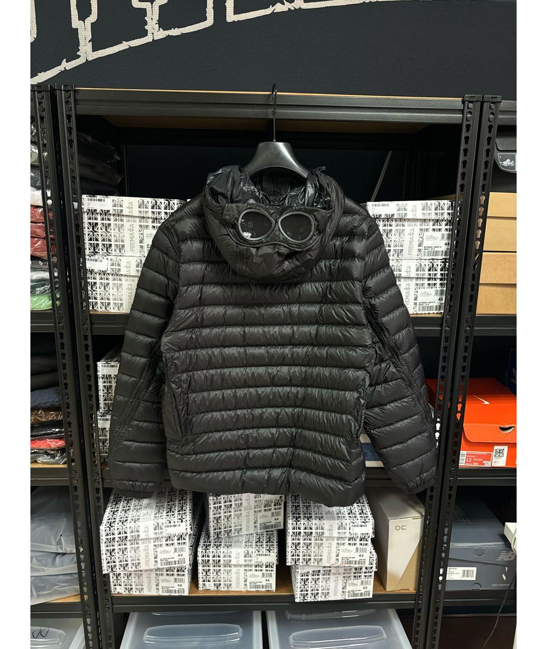 CP COMPANY Черный пуховик, фото 3