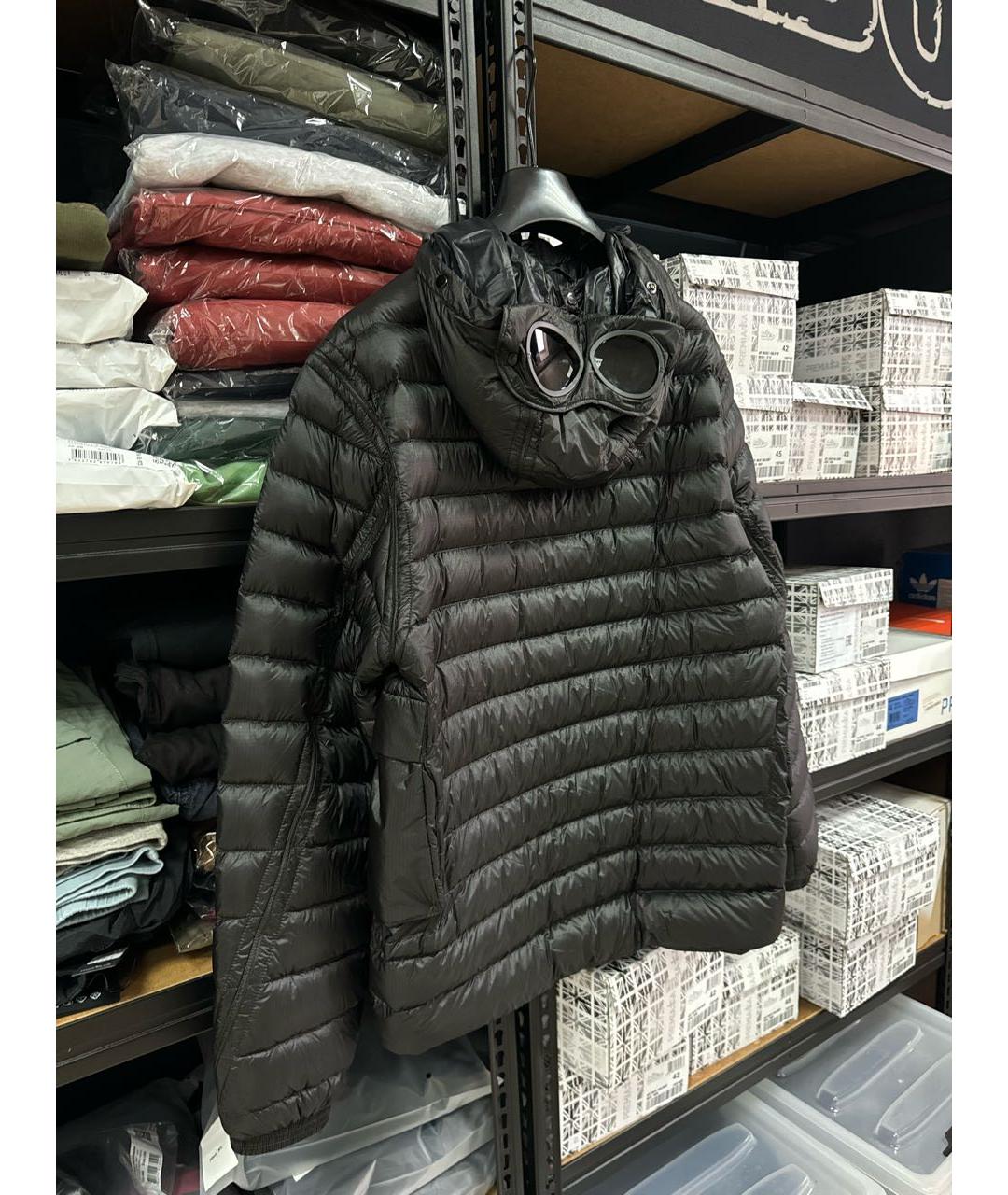 CP COMPANY Черный пуховик, фото 5