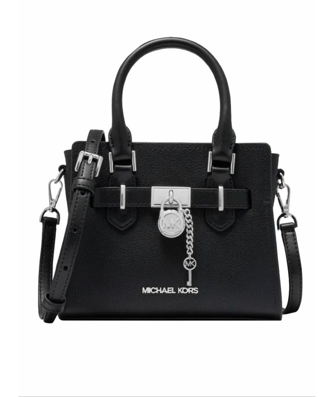MICHAEL KORS Черная сумка через плечо из искусственной кожи, фото 1