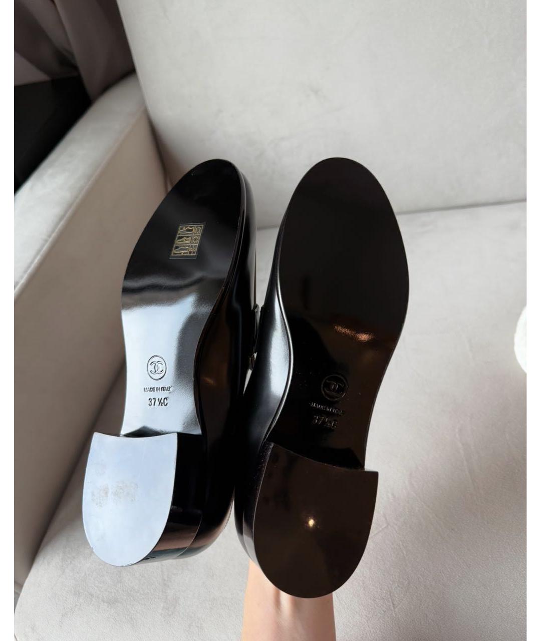 CHANEL Мульти лоферы из лакированной кожи, фото 7