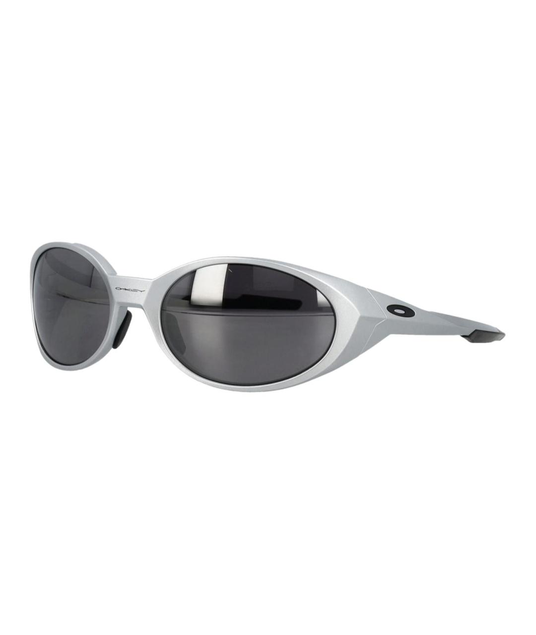 OAKLEY Серебряные пластиковые солнцезащитные очки, фото 1