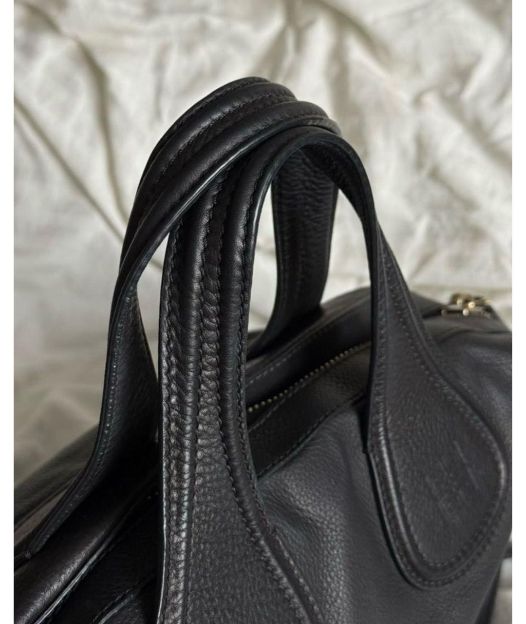 GIVENCHY Черная кожаная сумка с короткими ручками, фото 3