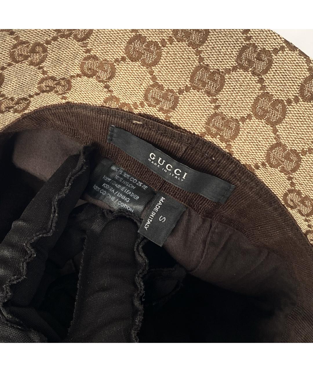 GUCCI Коричневая панама, фото 6