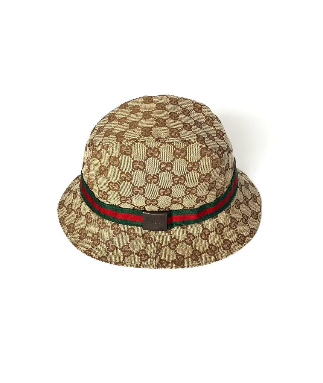 GUCCI Коричневая панама, фото 8
