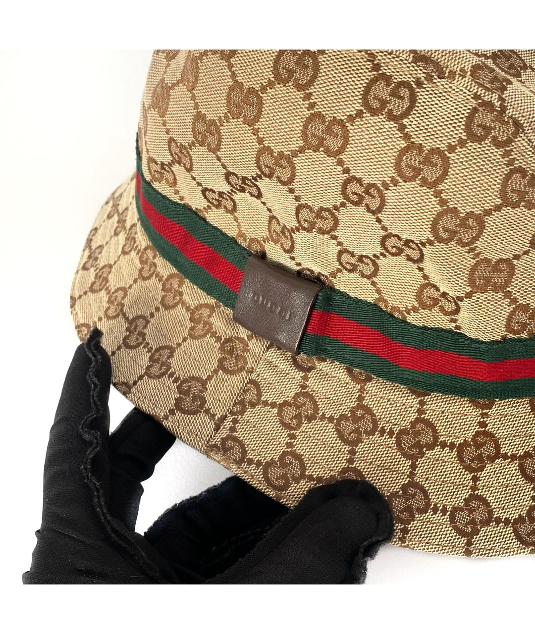 GUCCI Коричневая панама, фото 3