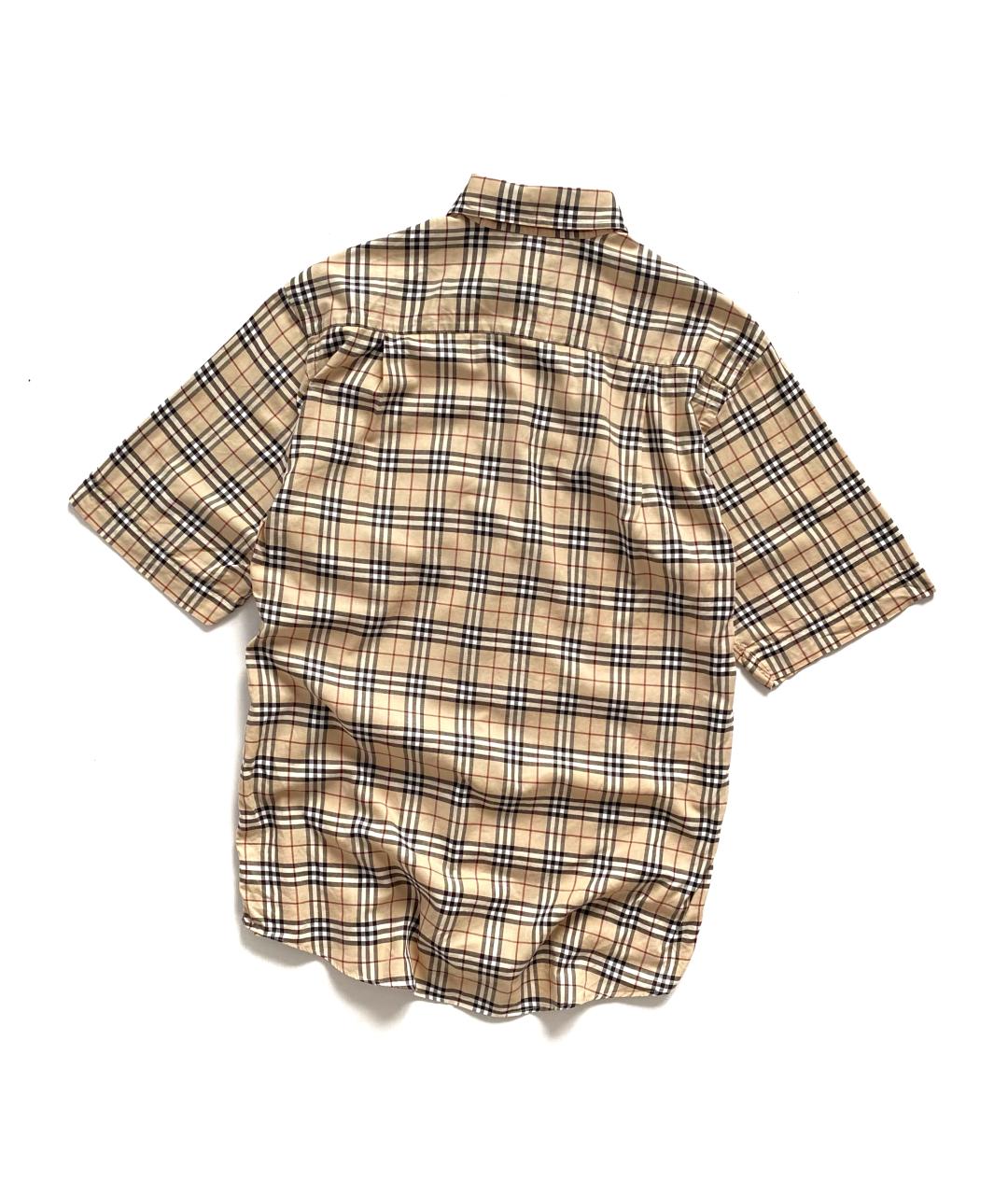 BURBERRY Бежевая хлопковая кэжуал рубашка, фото 2