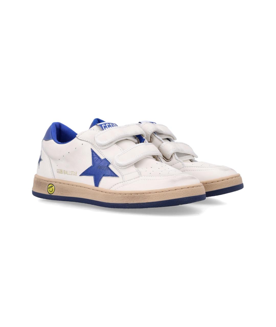 GOLDEN GOOSE Белые кожаные кеды, фото 3