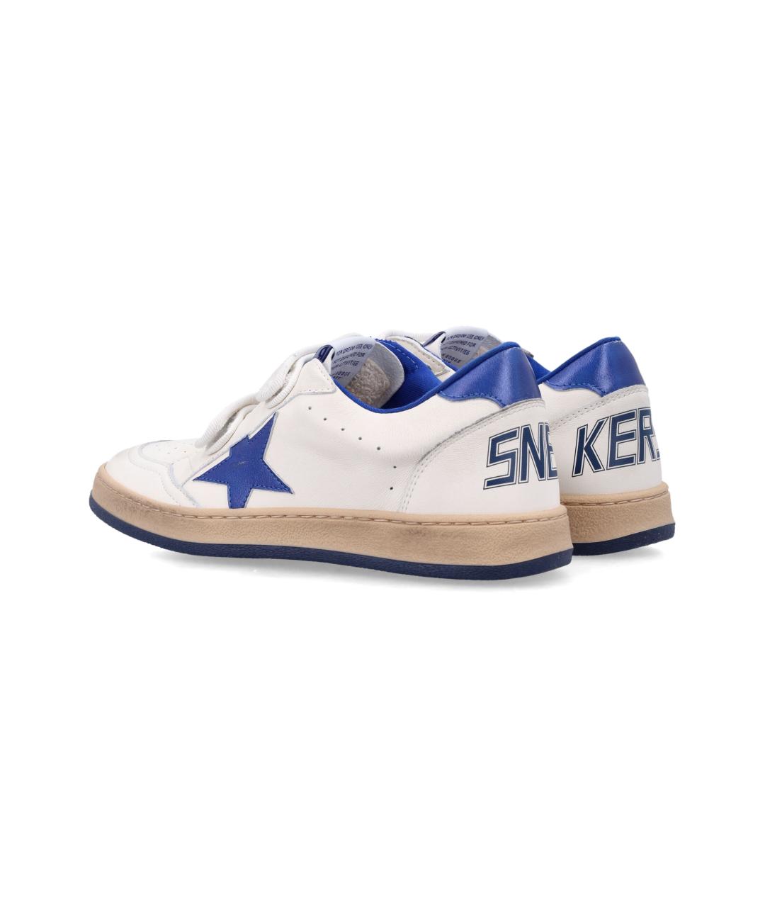 GOLDEN GOOSE Белые кожаные кеды, фото 4