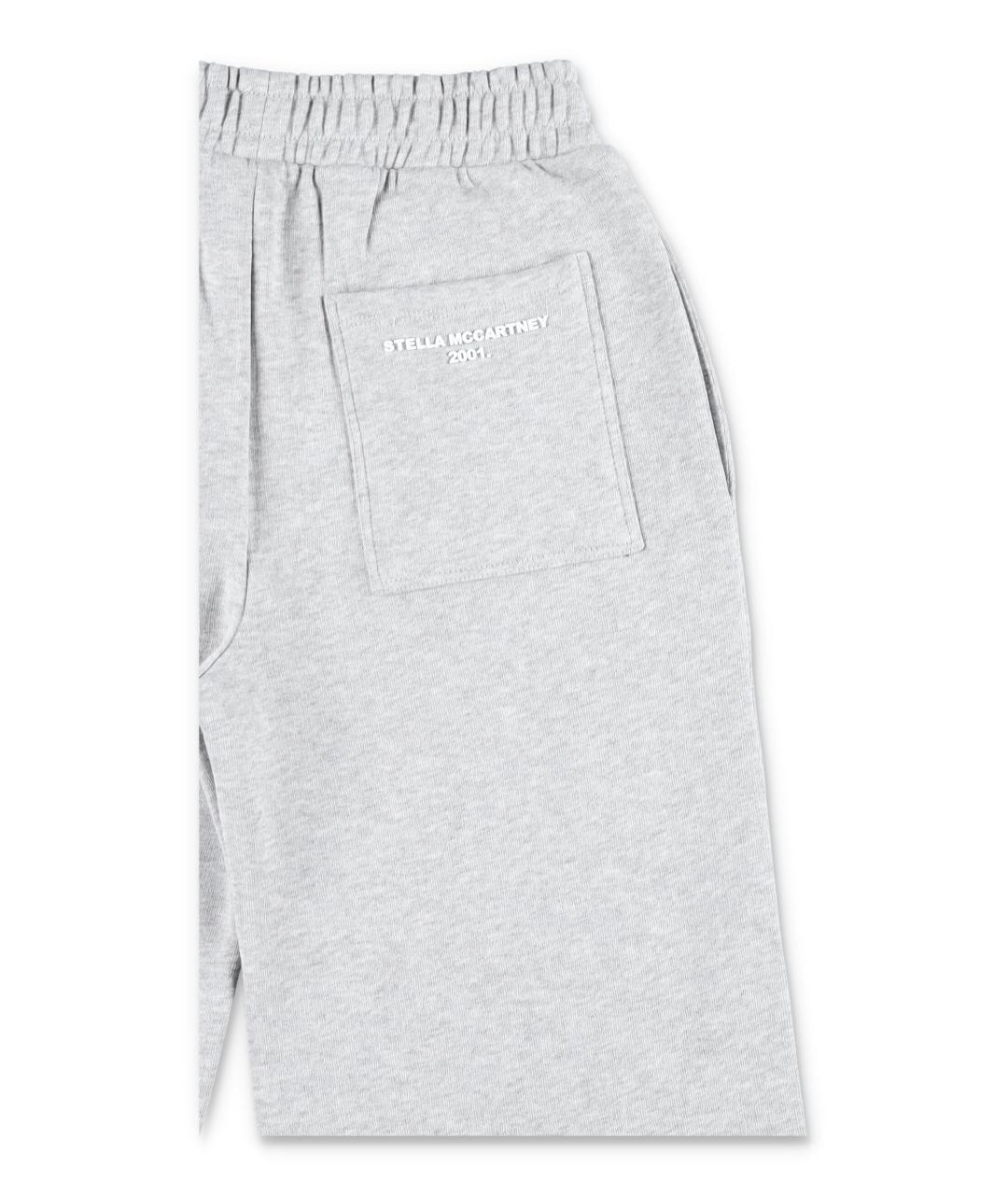 STELLA MCCARTNEY KIDS Серые хлопковые брюки и шорты, фото 3
