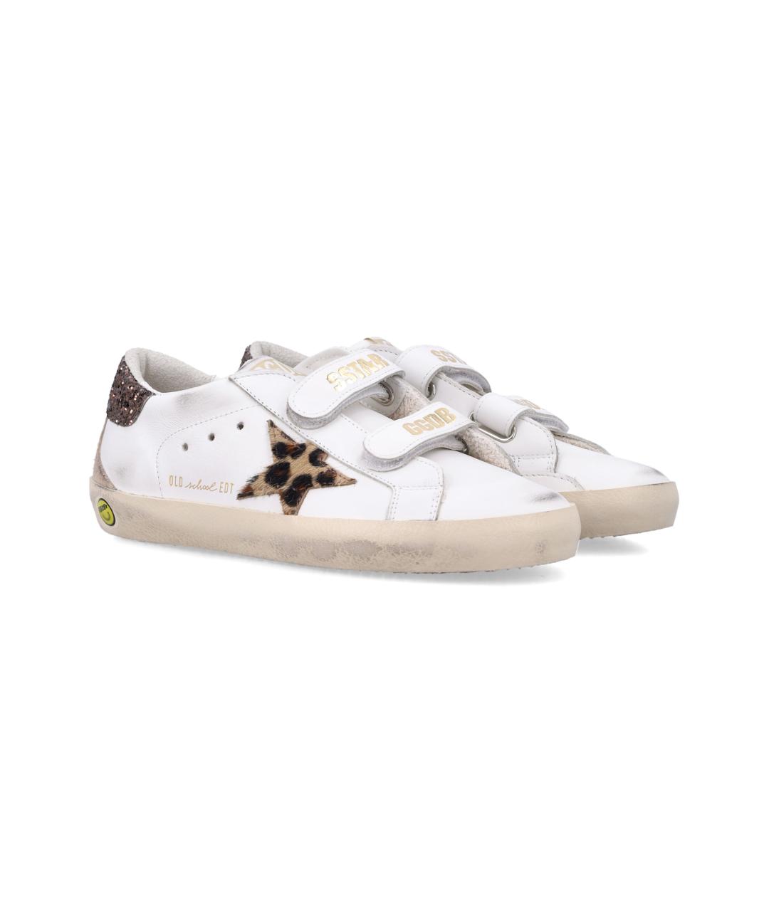 GOLDEN GOOSE Белые кожаные кеды, фото 3
