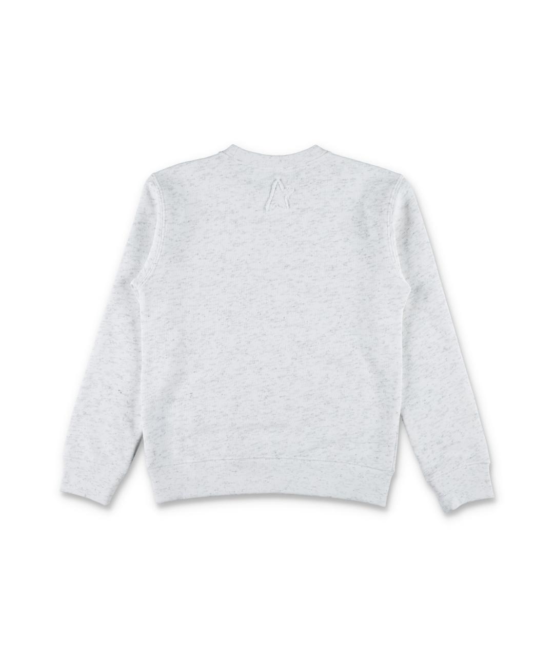 GOLDEN GOOSE Серая хлопковая детская футболка, фото 3