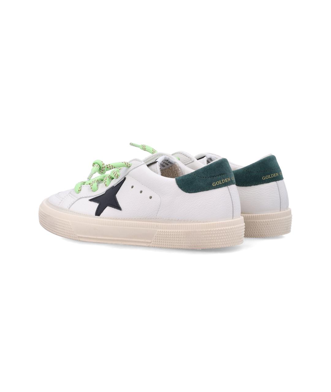GOLDEN GOOSE Белые кожаные кеды, фото 4
