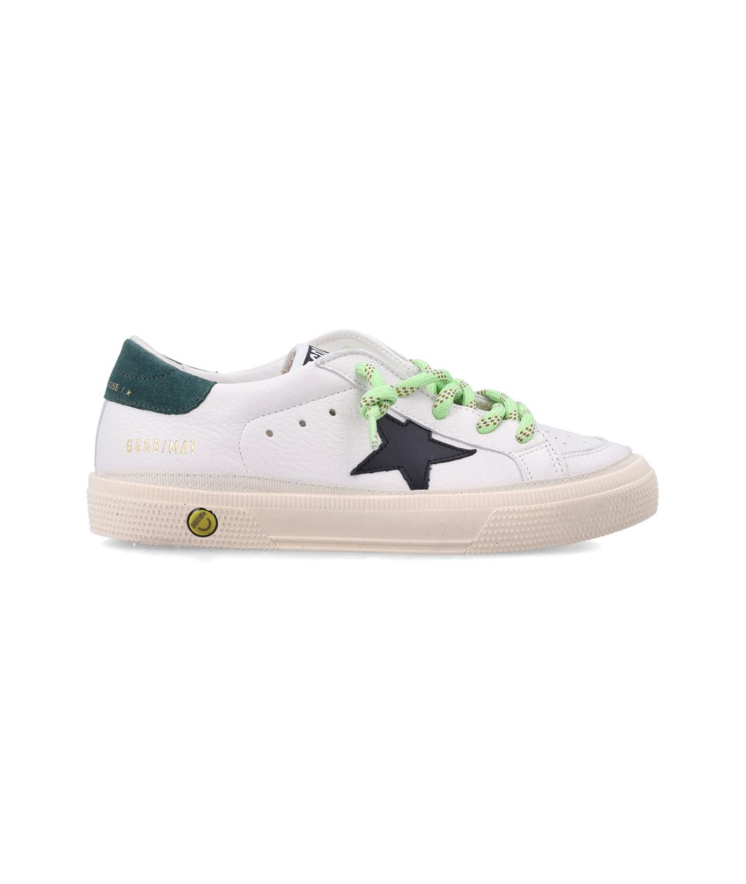 GOLDEN GOOSE Белые кожаные кеды, фото 5