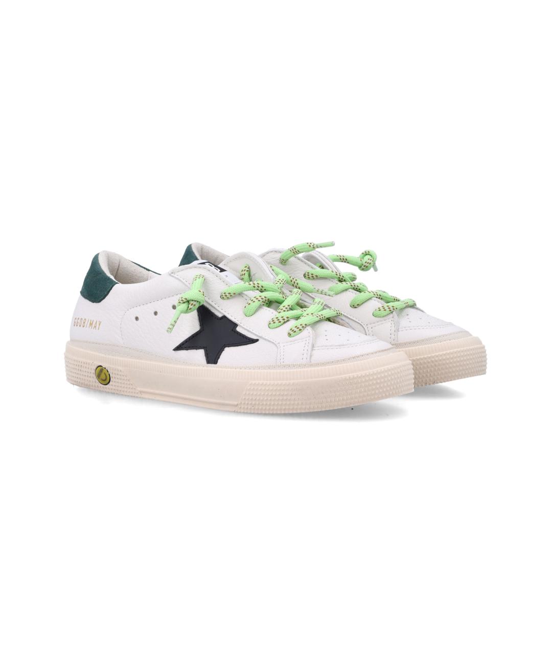 GOLDEN GOOSE Белые кожаные кеды, фото 3