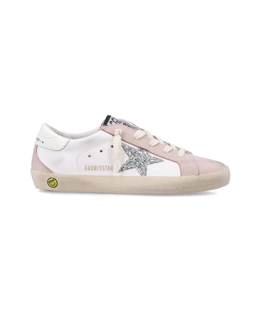 GOLDEN GOOSE Белые кожаные кеды, фото 5