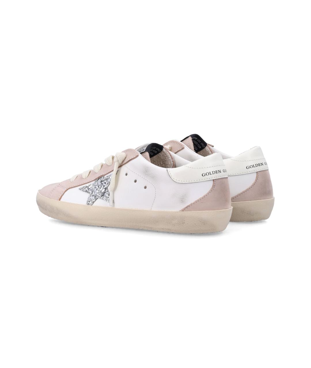GOLDEN GOOSE Белые кожаные кеды, фото 4