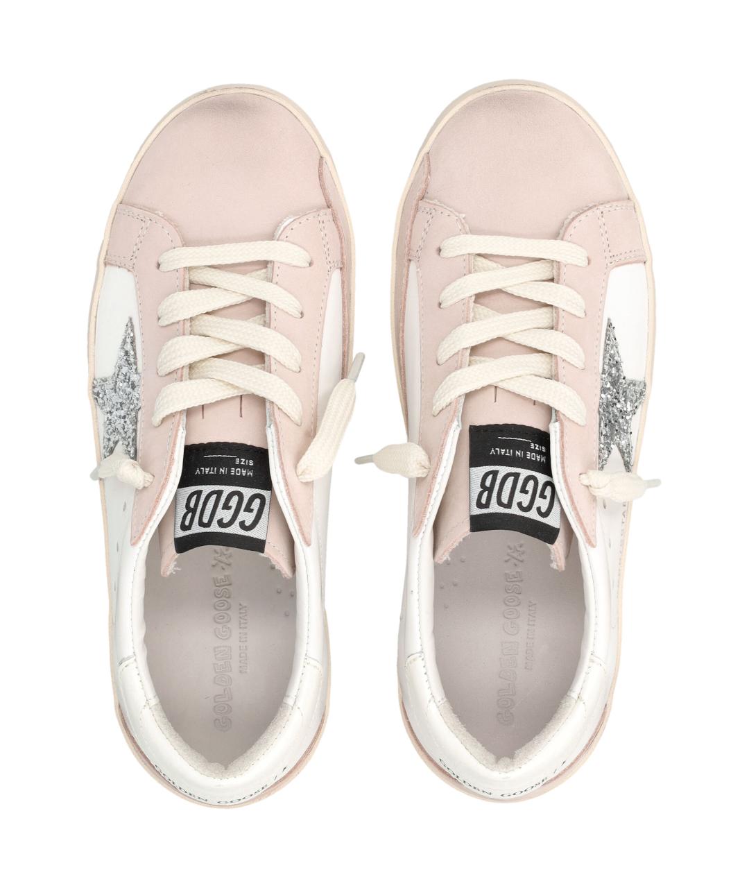 GOLDEN GOOSE Белые кожаные кеды, фото 2