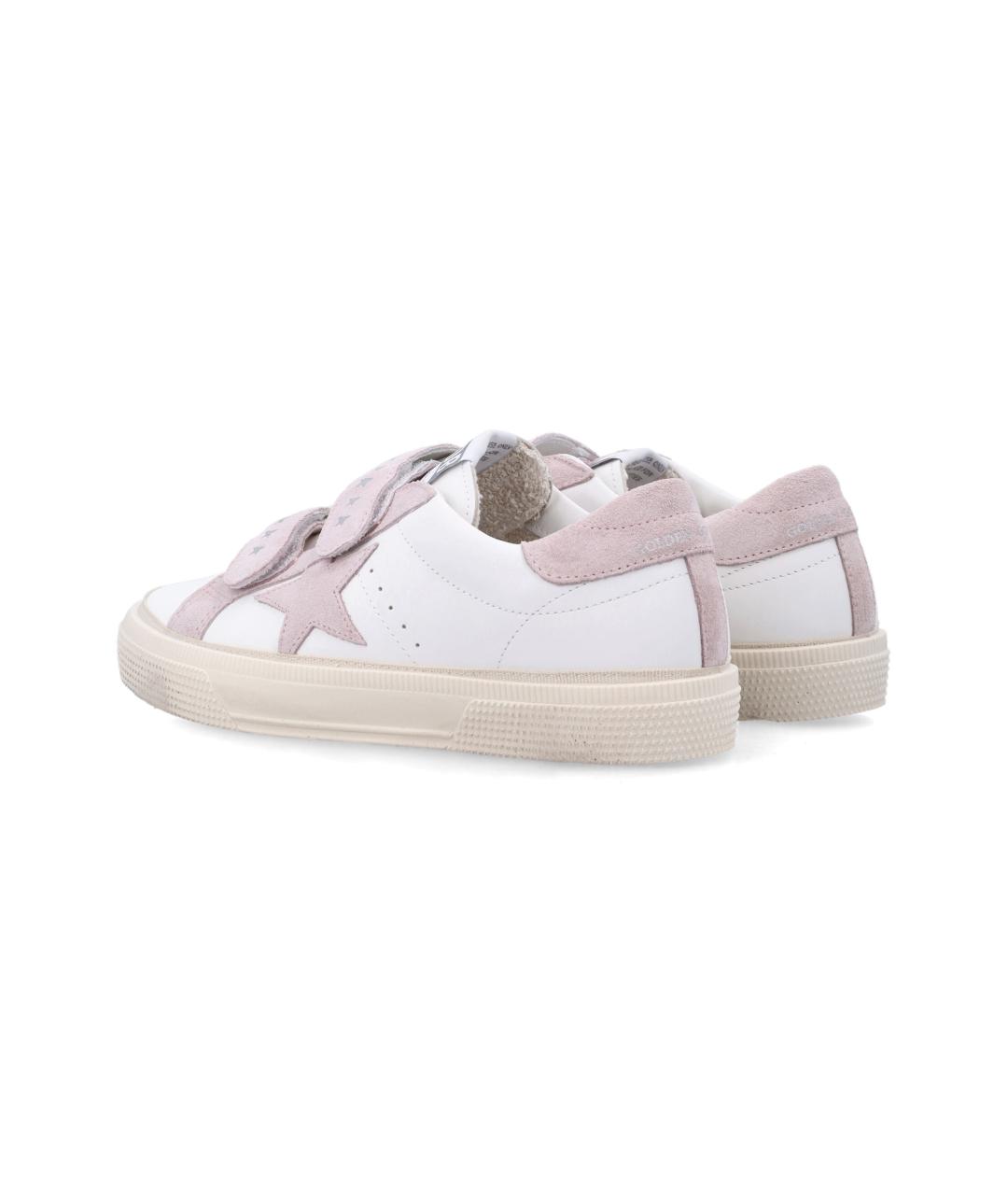 GOLDEN GOOSE Белые кожаные кеды, фото 4