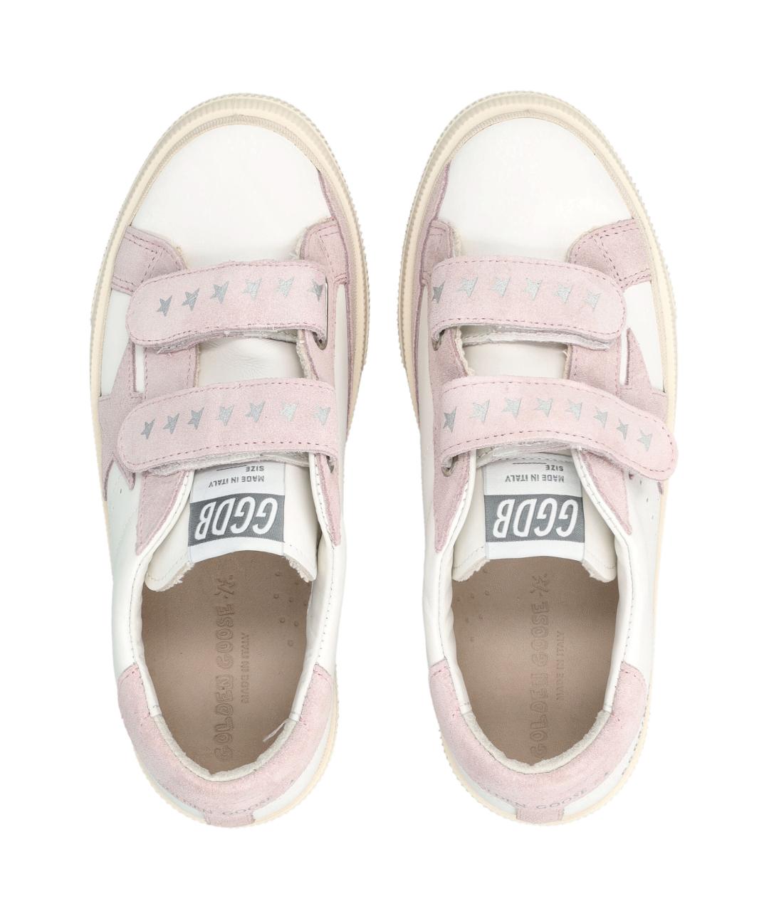 GOLDEN GOOSE Белые кожаные кеды, фото 2