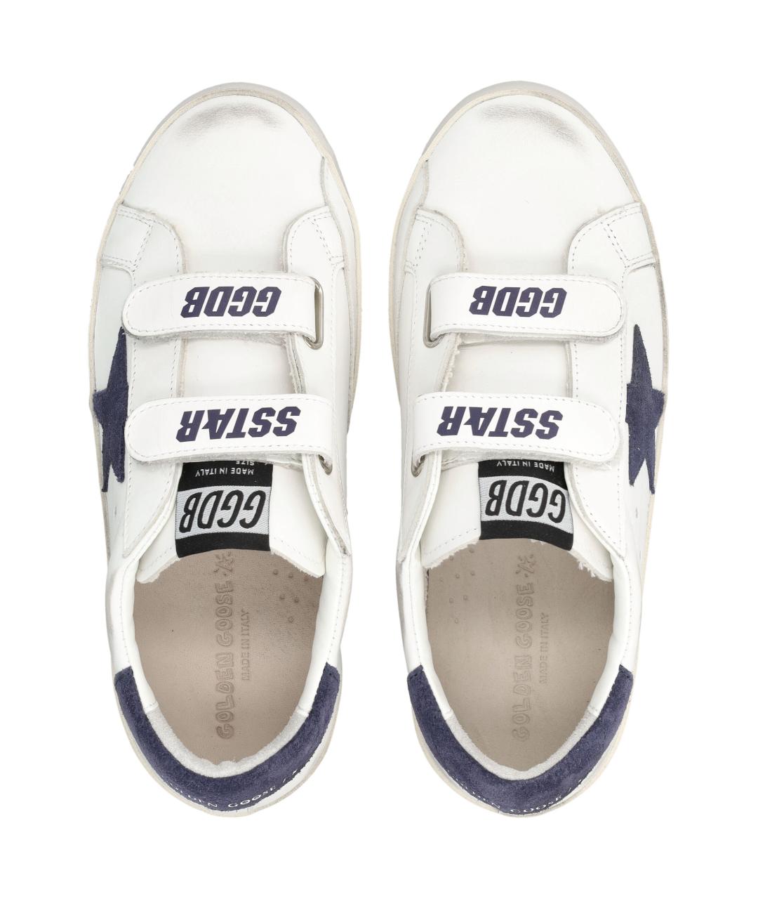 GOLDEN GOOSE Белые кожаные кеды, фото 2