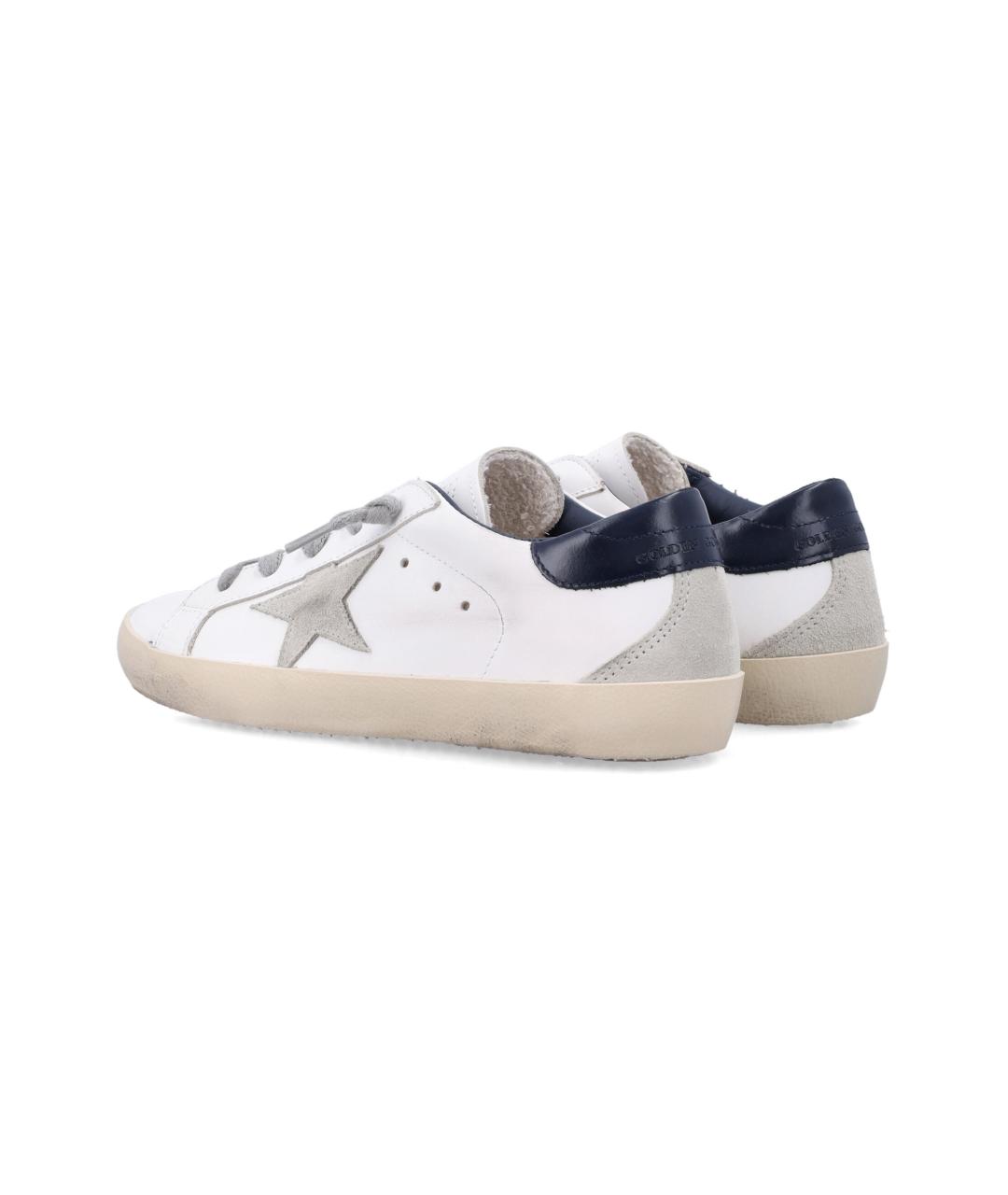 GOLDEN GOOSE Белые кожаные кеды, фото 4
