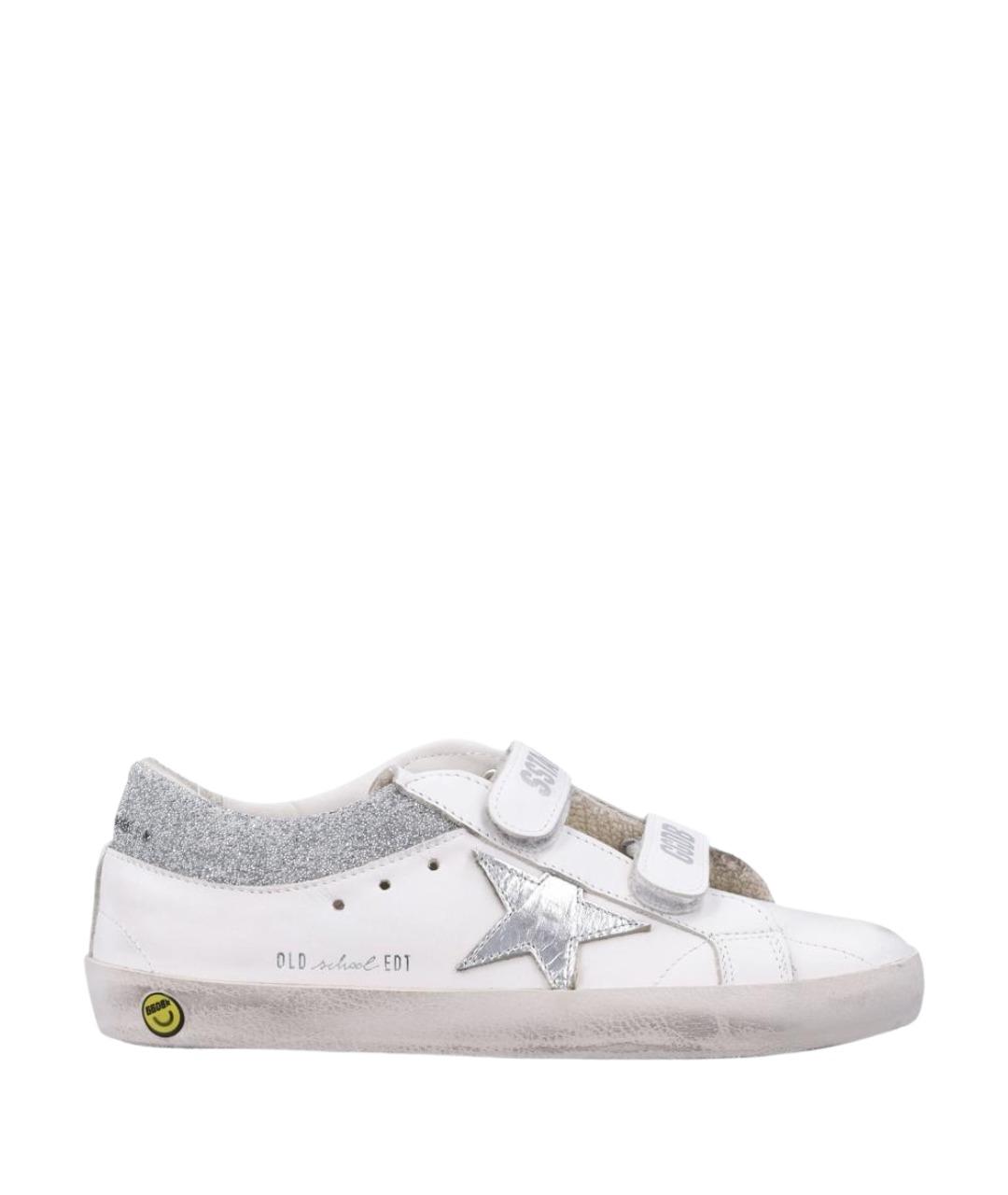 GOLDEN GOOSE Белые кожаные кеды, фото 1