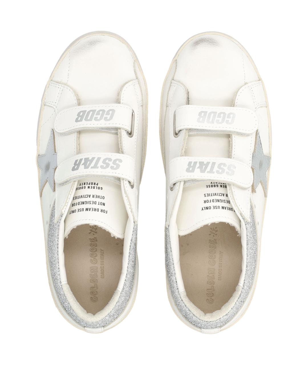 GOLDEN GOOSE Белые кожаные кеды, фото 2