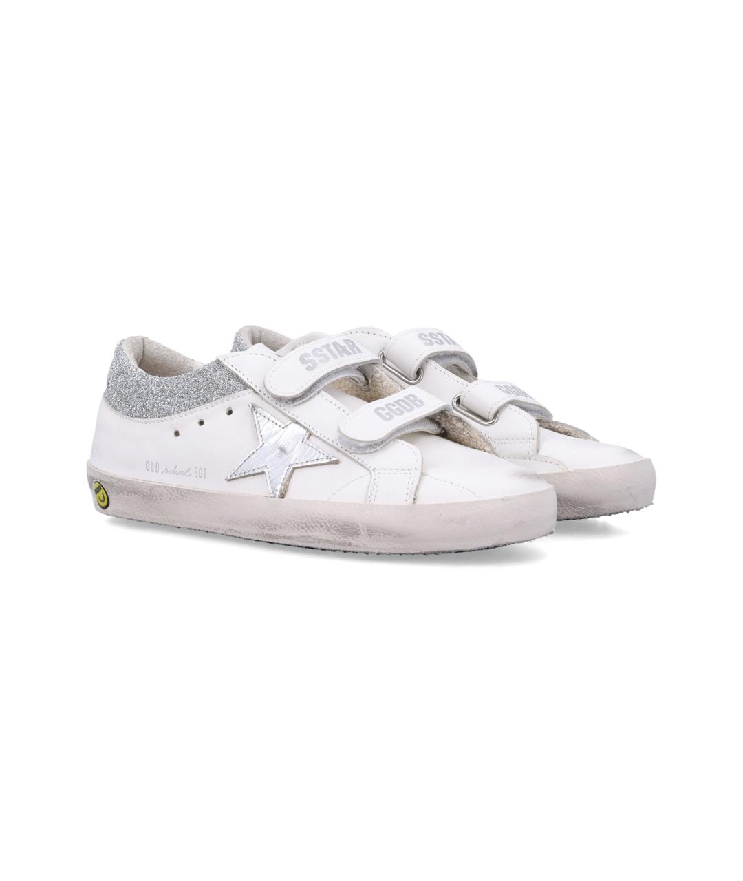 GOLDEN GOOSE Белые кожаные кеды, фото 3