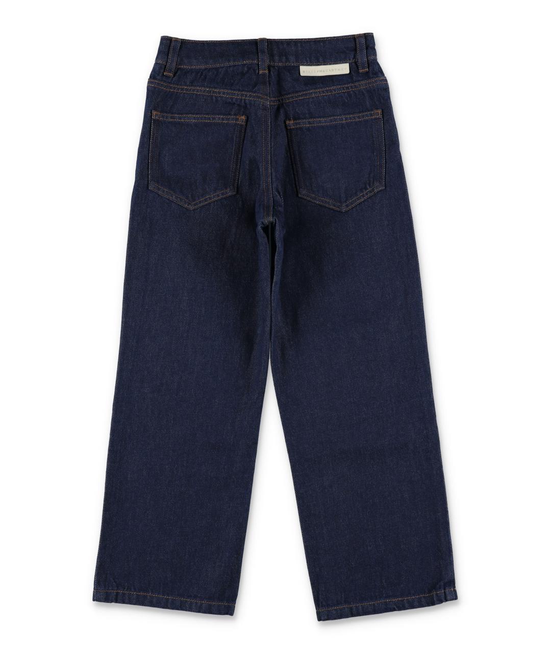 STELLA MCCARTNEY KIDS Темно-синие хлопковые детские джинсы, фото 3
