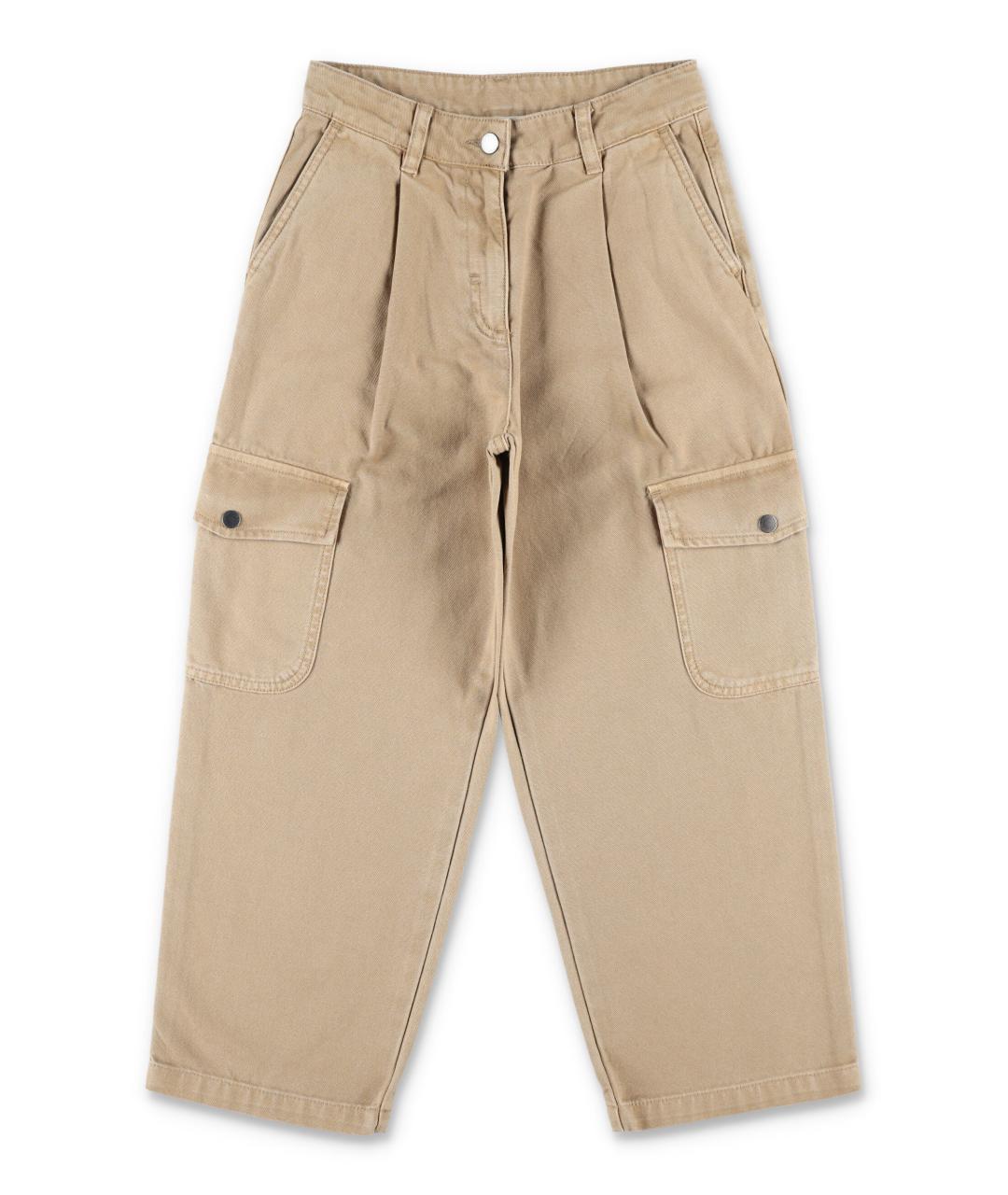 STELLA MCCARTNEY KIDS Бежевые брюки и шорты, фото 1