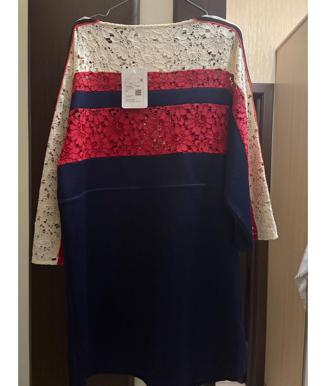 GUCCI Мульти полиэстеровое повседневное платье, фото 3