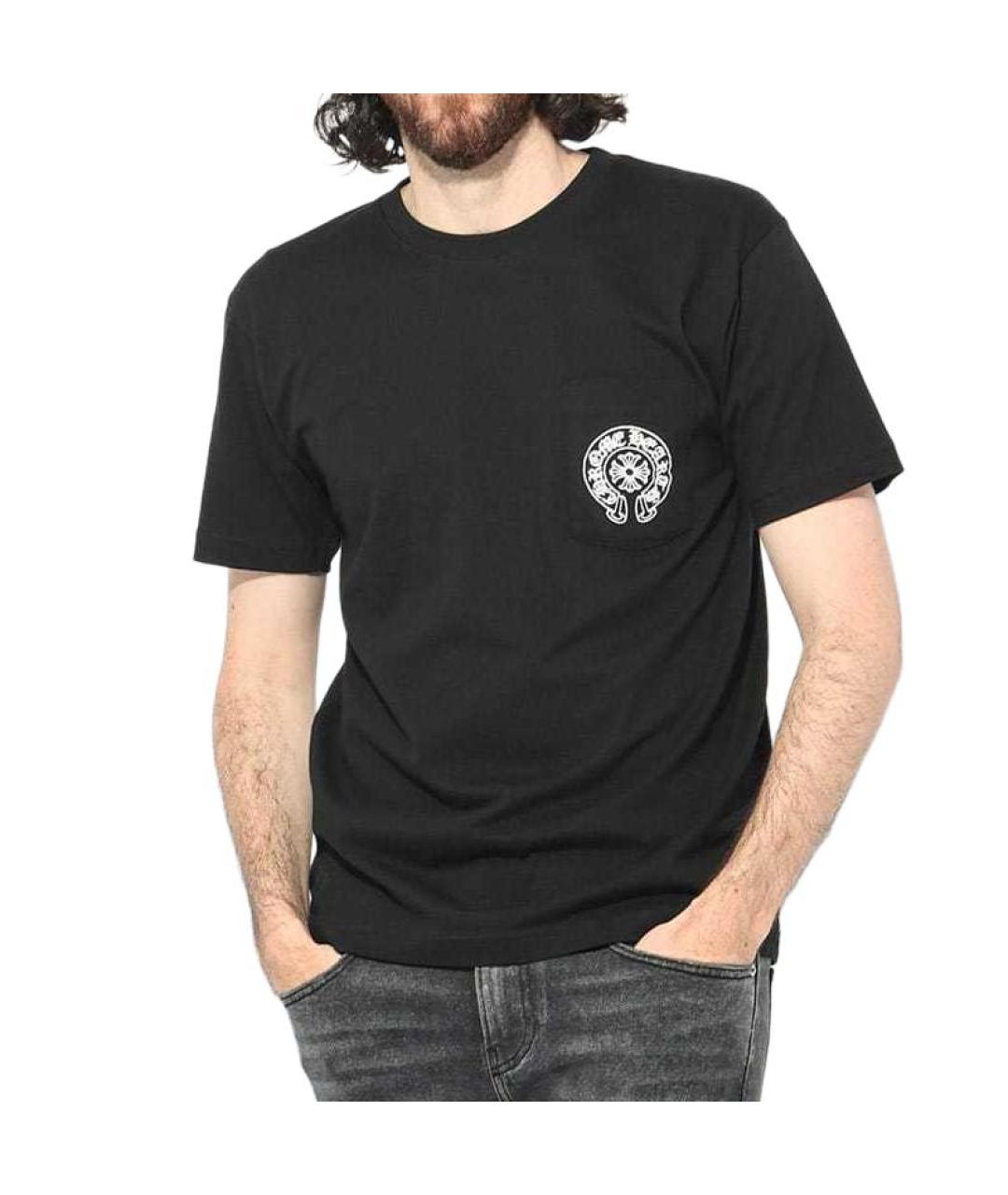 CHROME HEARTS Черная футболка, фото 2