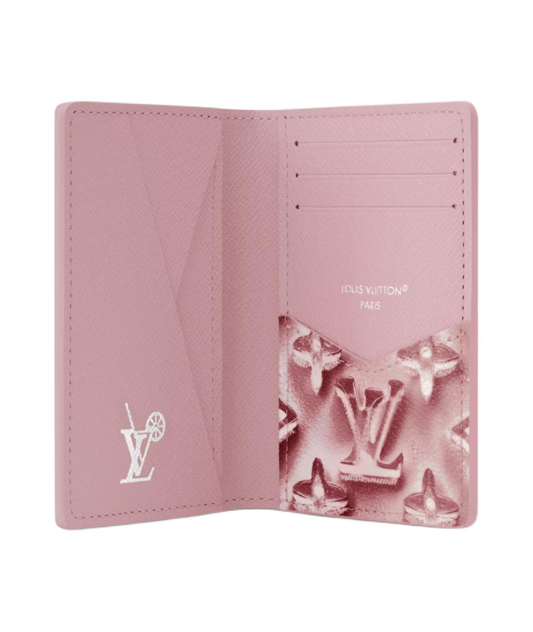 LOUIS VUITTON Розовый кардхолдер, фото 4
