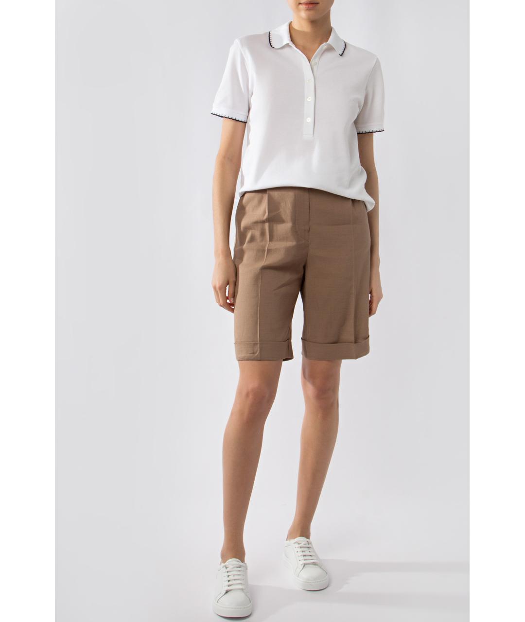 KITON Белая хлопковая футболка, фото 4