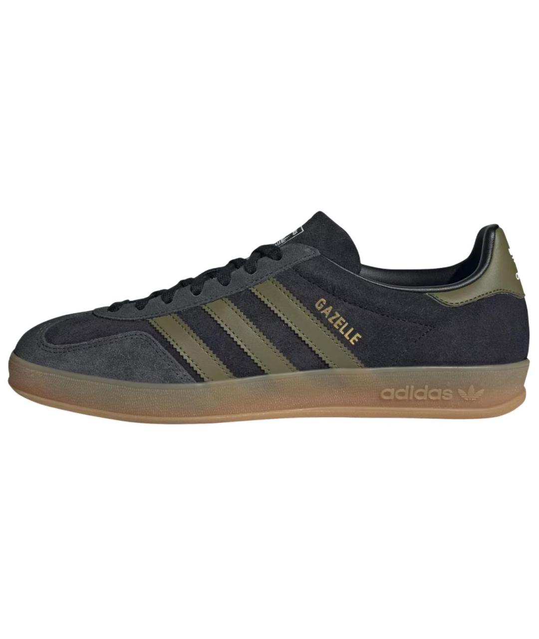 ADIDAS Черные замшевые кроссовки, фото 2