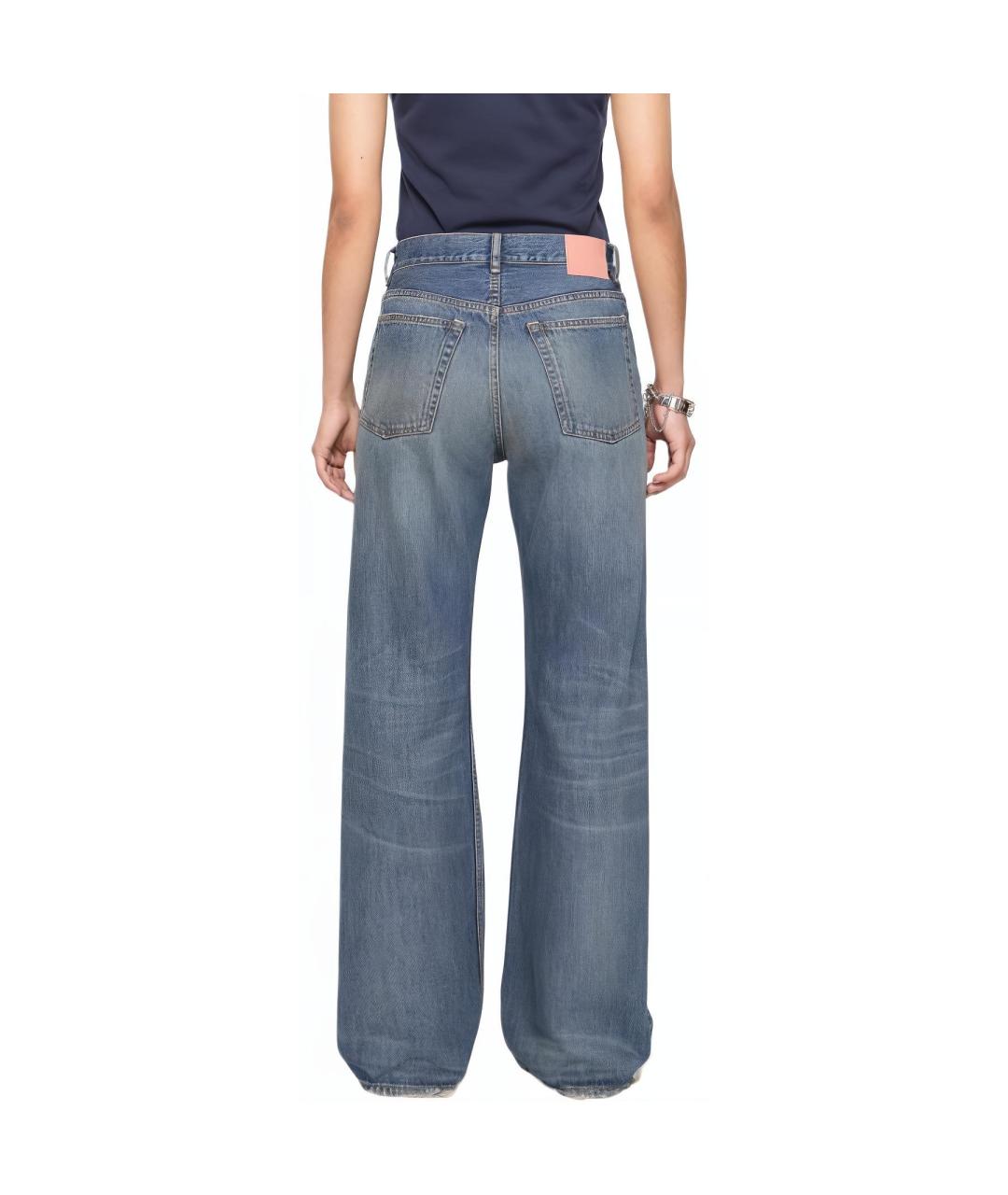 ACNE STUDIOS Синие прямые джинсы, фото 3