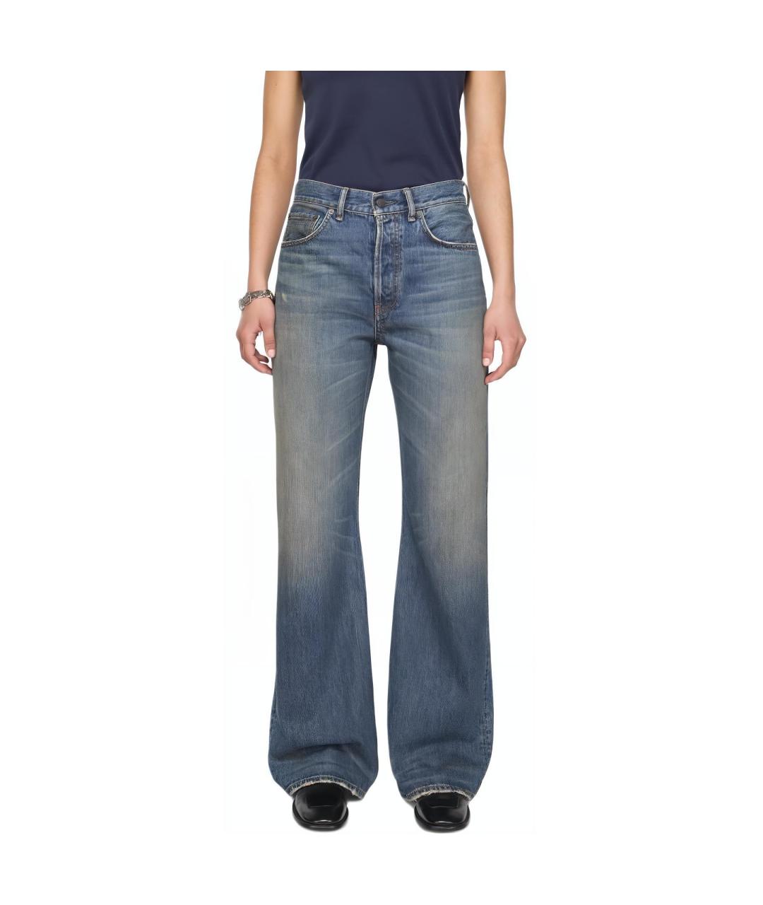 ACNE STUDIOS Синие прямые джинсы, фото 2