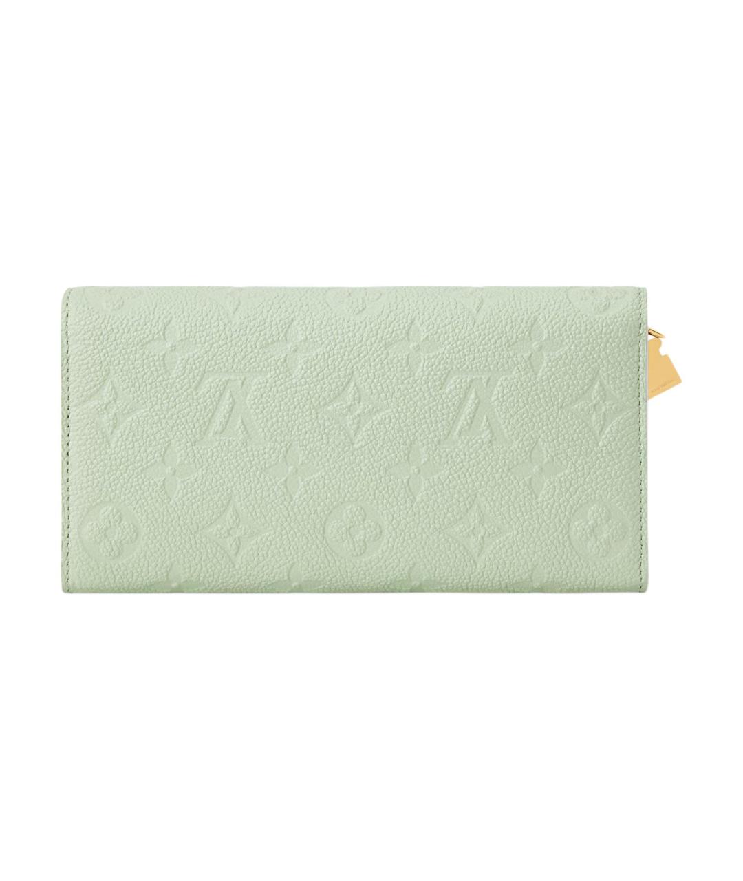 LOUIS VUITTON Салатовый кошелек, фото 3