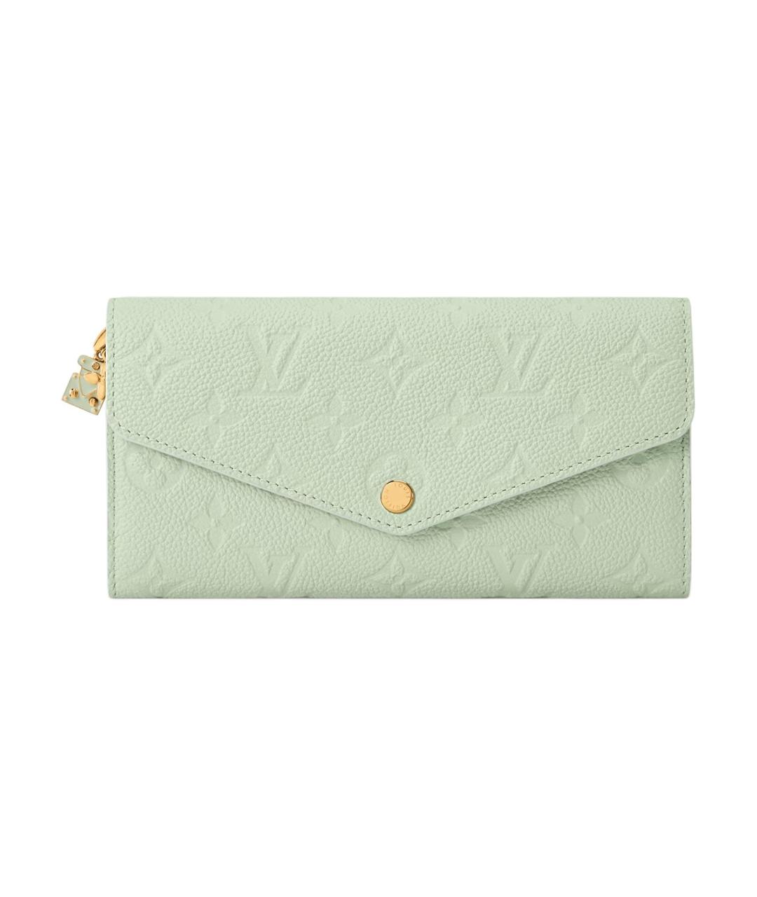 LOUIS VUITTON Салатовый кошелек, фото 6