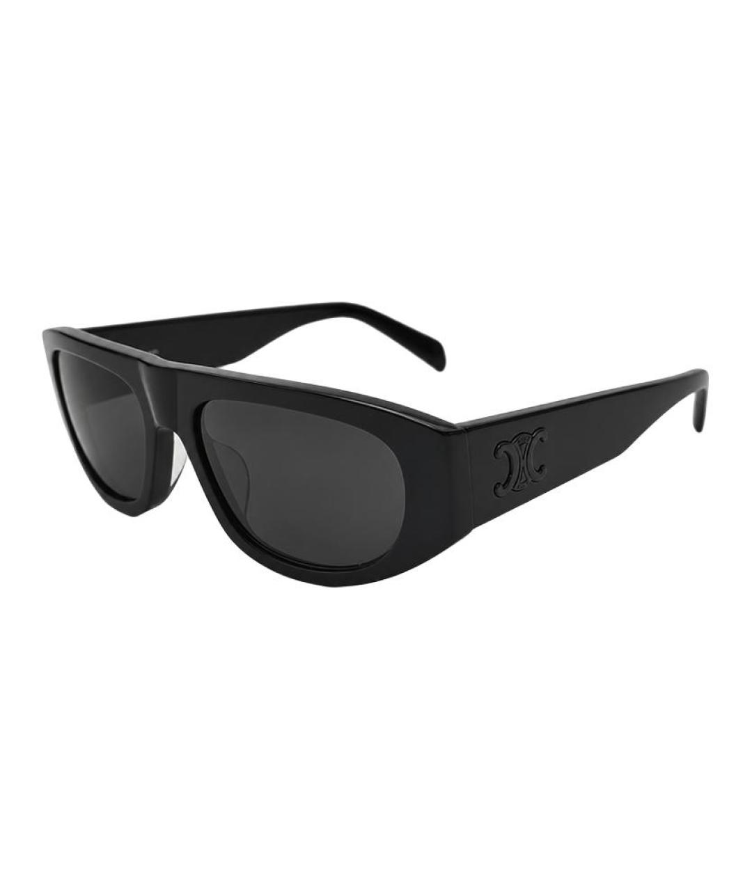 CELINE Черные пластиковые солнцезащитные очки, фото 1