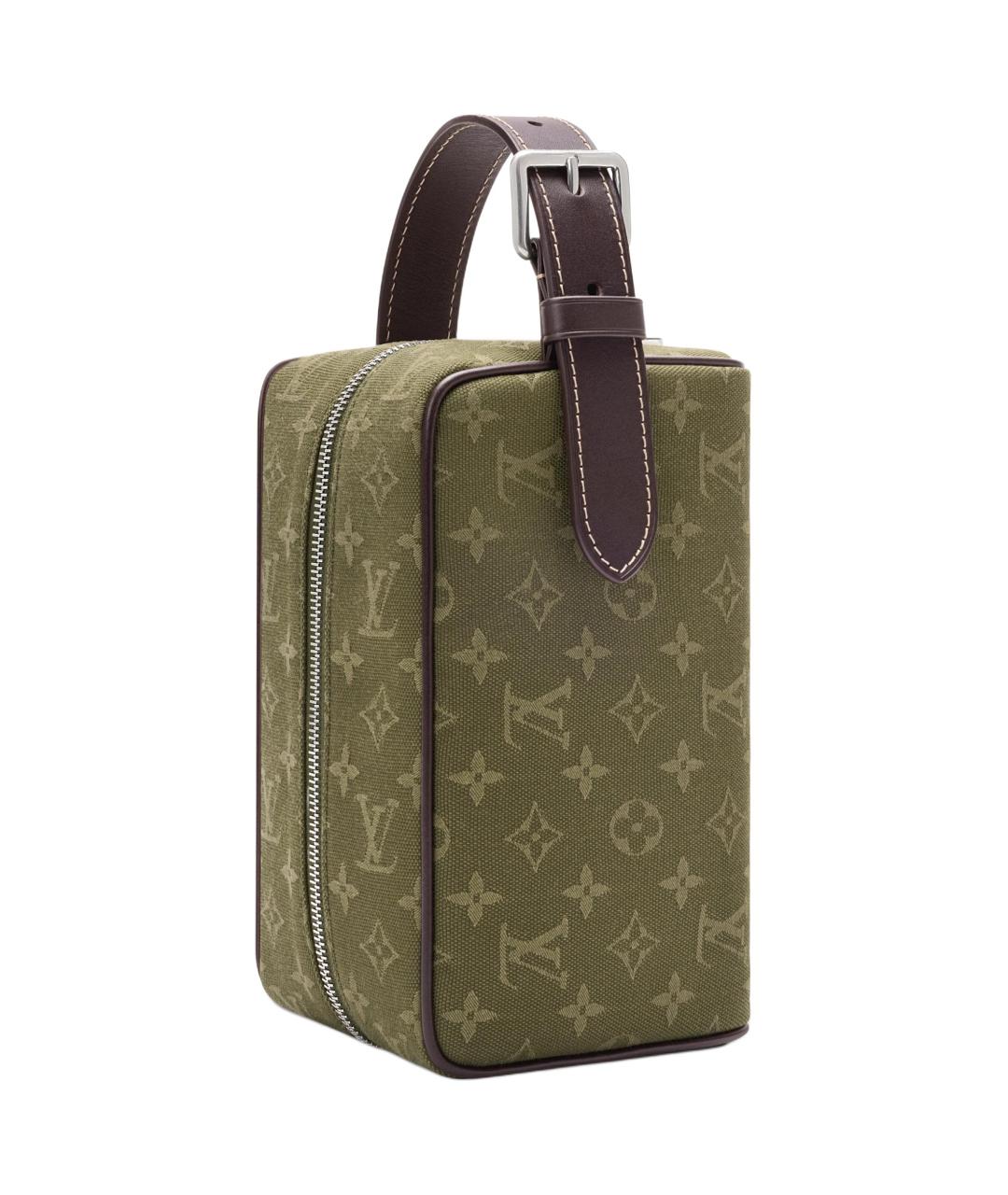LOUIS VUITTON Коричневая косметичка, фото 4