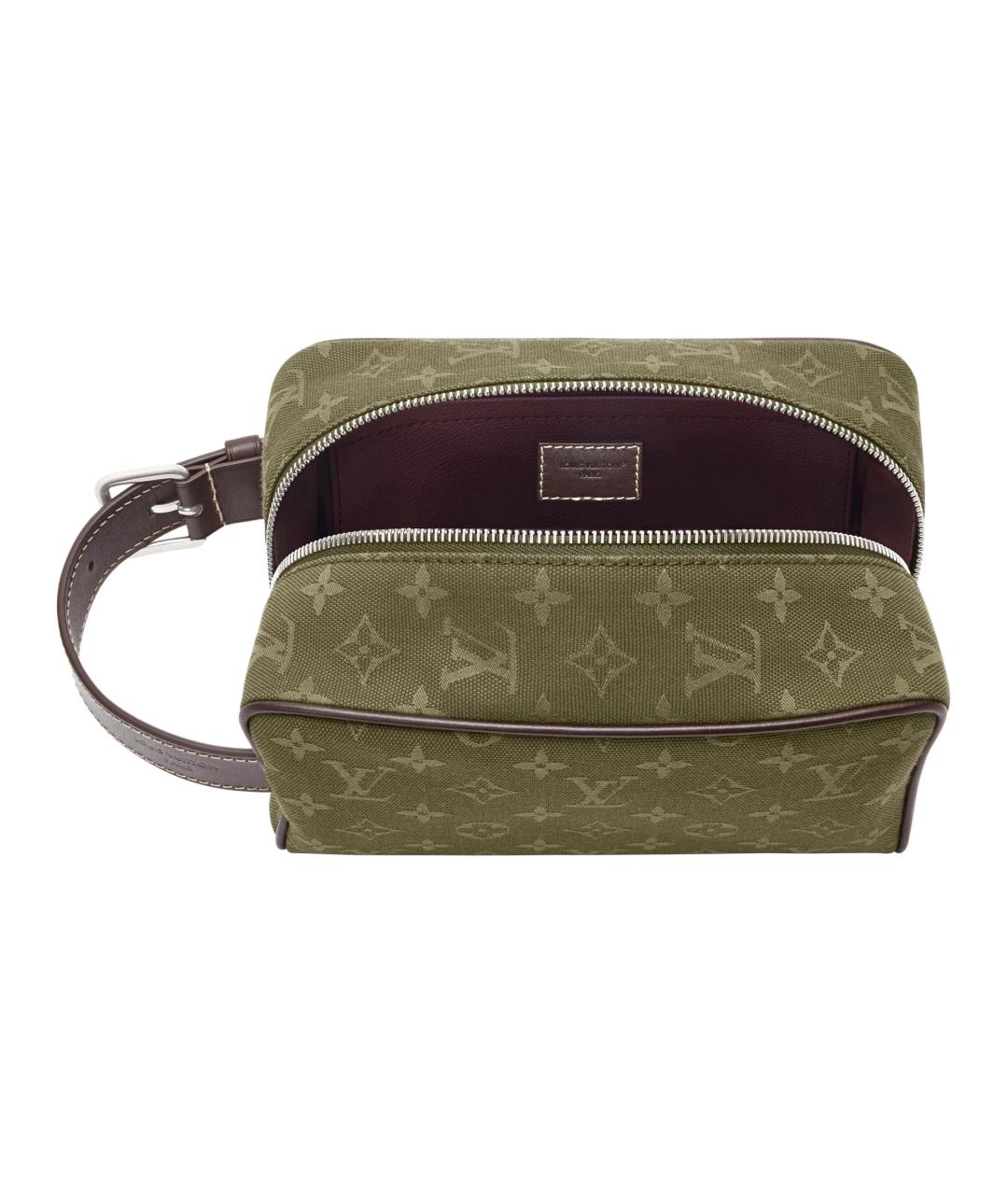 LOUIS VUITTON Коричневая косметичка, фото 5