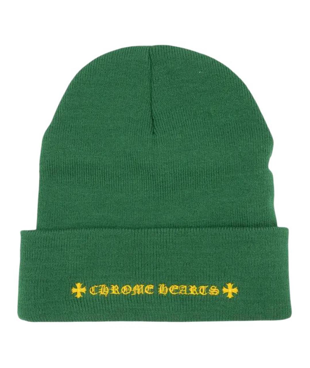CHROME HEARTS Зеленая шапка, фото 2