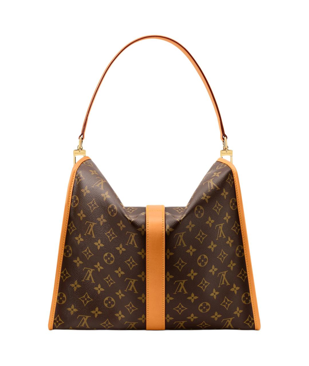 LOUIS VUITTON Коричневая сумка на плечо из канвы, фото 3