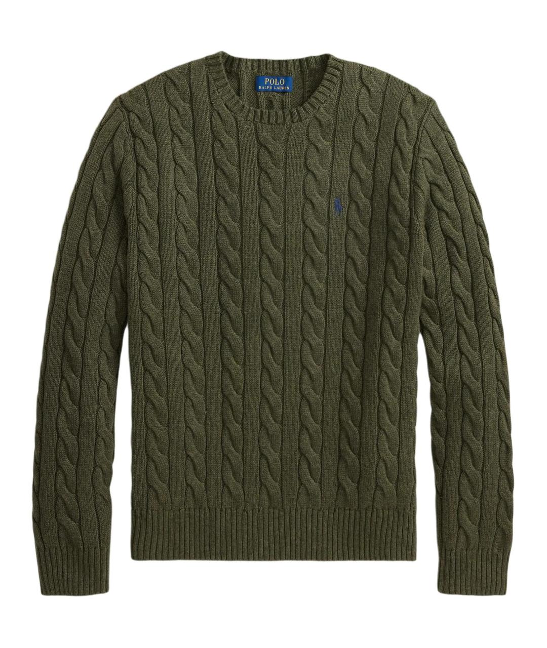 POLO RALPH LAUREN Зеленый джемпер / свитер, фото 1