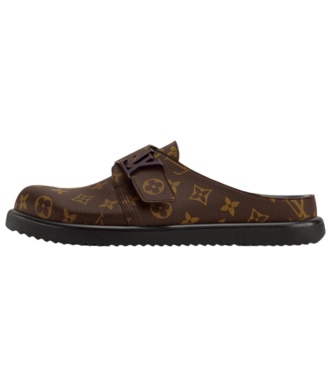 LOUIS VUITTON Коричневые сандалии, фото 2