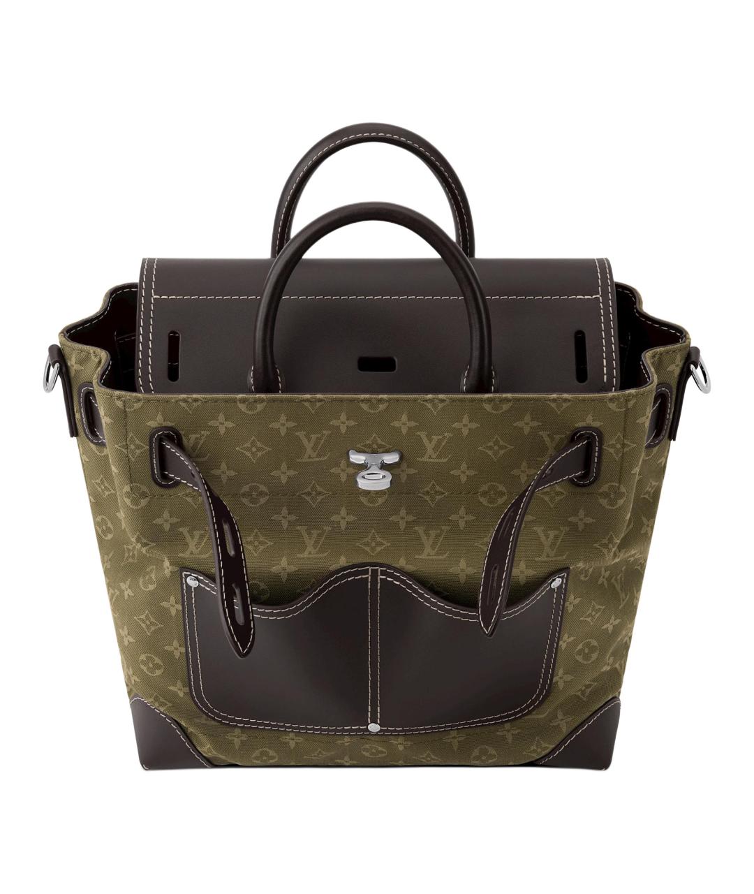 LOUIS VUITTON Зеленая сумка на плечо, фото 3